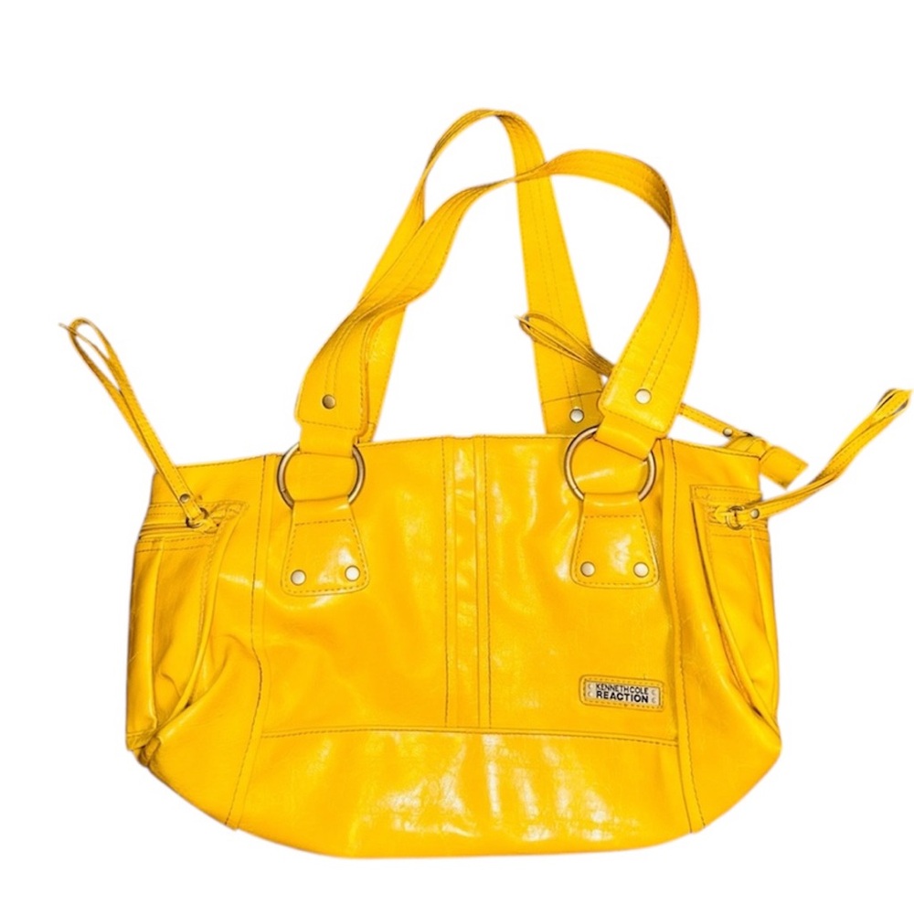 Kenneth Cole Reaction Woman’s Yellow Shoulder Bag Purse